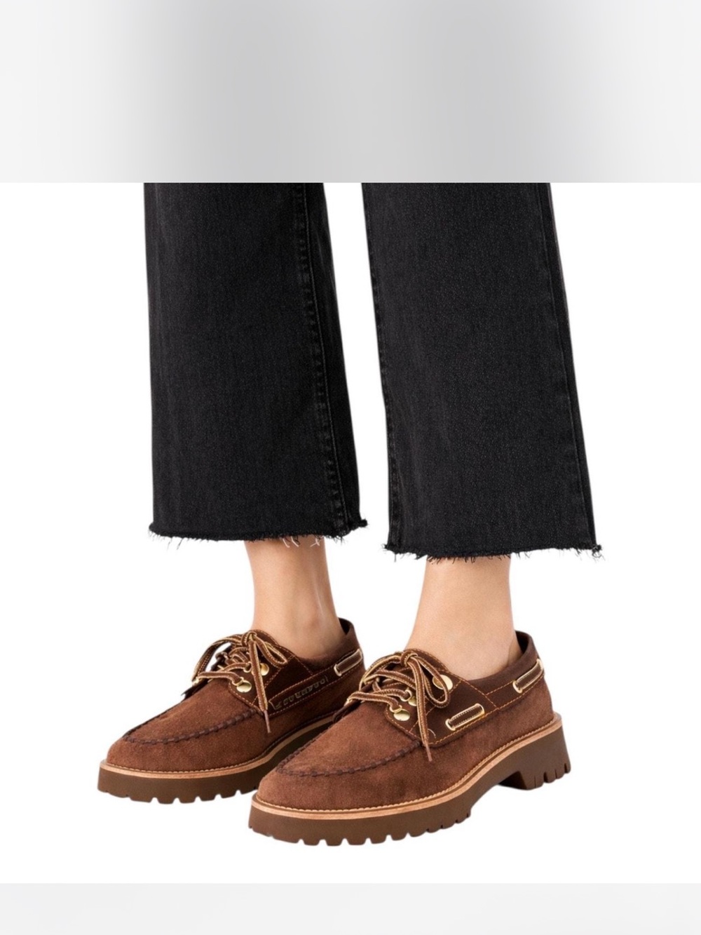 Rag & Bone Cameron Suede Boat Shoes Lug Loafer new size 40 9